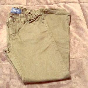 Boys green casual pant